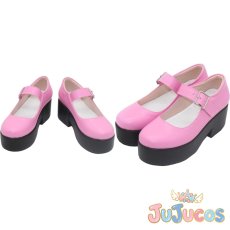 画像1: Vtuber　早乙女ベリー　コスプレ靴　バーチャルYouTuber　コスプレブーツ　JUJUcosplay (1)