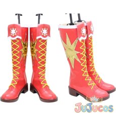 画像1: 星宮いちご　ソレイユver.　コスプレ靴　アイカツ!　コスプレブーツ　JUJUcosplay (1)