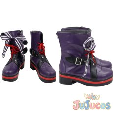 画像1: VTuber　大神ミオ　コスプレ靴　バーチャルYouTuber　コスプレブーツ　JUJUcosplay (1)