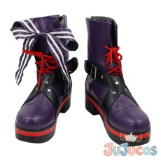 画像2: VTuber　大神ミオ　コスプレ靴　バーチャルYouTuber　コスプレブーツ　JUJUcosplay (2)