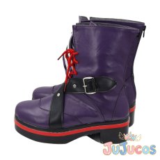 画像4: VTuber　大神ミオ　コスプレ靴　バーチャルYouTuber　コスプレブーツ　JUJUcosplay (4)