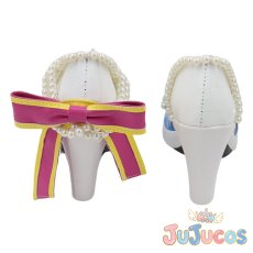 画像5: 大空あかり　ホワイトスカイヴェール　コスプレ靴　アイカツ!　コスプレブーツ　JUJUcosplay (5)