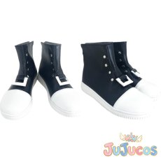 画像1: Vtuber　響咲リオナ　初期2D　コスプレ靴　バーチャルYouTuber　コスプレブーツ　JUJUcosplay (1)