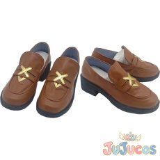 画像1: VTuber　星川サラ　制服　コスプレ靴　バーチャルYouTuber　コスプレブーツ　JUJUcosplay (1)