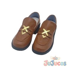 画像2: VTuber　星川サラ　制服　コスプレ靴　バーチャルYouTuber　コスプレブーツ　JUJUcosplay (2)