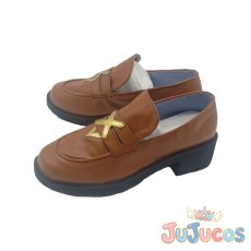 画像4: VTuber　星川サラ　制服　コスプレ靴　バーチャルYouTuber　コスプレブーツ　JUJUcosplay (4)