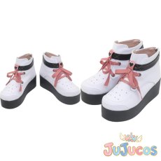 画像1: Vtuber　弦月藤士郎　Angelic Dream　コスプレ靴　バーチャルYouTuber　コスプレブーツ　JUJUcosplay (1)