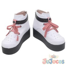 画像2: Vtuber　弦月藤士郎　Angelic Dream　コスプレ靴　バーチャルYouTuber　コスプレブーツ　JUJUcosplay (2)