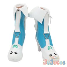 画像2: 日野森雫　扶翼のフェザー　コスプレ靴　プロジェクトセカイ カラフルステージ！ feat. 初音ミク　コスプレブーツ　JUJUcosplay (2)