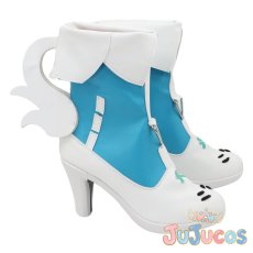 画像3: 日野森雫　扶翼のフェザー　コスプレ靴　プロジェクトセカイ カラフルステージ！ feat. 初音ミク　コスプレブーツ　JUJUcosplay (3)