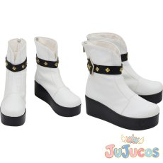 画像1: 霧矢あおい　プリズムサイバーグラフィックワンピ　コスプレ靴　アイカツ!　コスプレブーツ　JUJUcosplay (1)