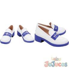 画像1: ホワイト　4周年　コスプレ靴　魔法使いの約束　コスプレブーツ　JUJUcosplay (1)