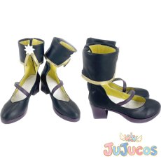 画像1: VTuber　珠乃井ナナ　コスプレ靴　バーチャルYouTuber　コスプレブーツ　JUJUcosplay (1)