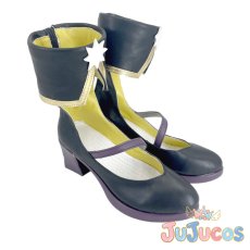 画像4: VTuber　珠乃井ナナ　コスプレ靴　バーチャルYouTuber　コスプレブーツ　JUJUcosplay (4)