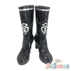 画像2: VTuber　ソフィア・ヴァレンタイン（Sophia Valentine）　小悪魔衣装　コスプレ靴　バーチャルYouTuber　コスプレブーツ　JUJUcosplay (2)