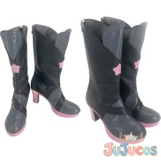 画像1: ラッキーライラック　勝負服　コスプレ靴　ウマ娘プリティーダービー　コスプレブーツ　JUJUcosplay (1)