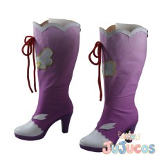 画像3: 紫吹蘭　コスプレ靴　アイカツ!　コスプレブーツ　JUJUcosplay (3)