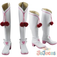 画像1: 桜あかり　コスプレ靴　ジュエルペットてぃんくる☆　コスプレブーツ　JUJUcosplay (1)