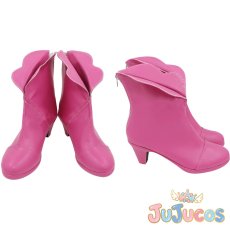 画像1: 夢原 のぞみ　コスプレ靴　Yes!プリキュア5　コスプレブーツ　JUJUcosplay (1)