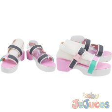 画像1: 浮波柚葉　水着　コスプレ靴　ゼンレスゾーンゼロ　コスプレブーツ　JUJUcosplay (1)