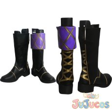 画像1: あんスタ　朱桜司　スカウト！ビブリオン　コスプレ靴　あんさんぶるスターズ！　コスプレブーツ　JUJUcosplay (1)