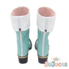 画像4: 日野森雫　ファシネイティング・アイドル　おまんじゅうでリラックス♪　コスプレ靴　プロジェクトセカイ カラフルステージ！ feat. 初音ミク　コスプレブーツ　JUJUcosplay (4)