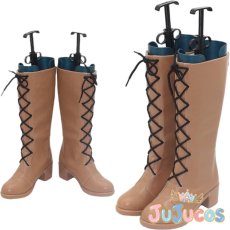 画像1: 風又ねり　コスプレ靴　星空鉄道とシロの旅　コスプレブーツ　JUJUcosplay (1)