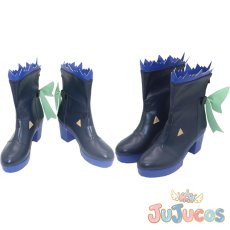 画像1: VTuber　白銀ノエル　ブライト衣装　コスプレ靴　バーチャルYouTuber　コスプレブーツ　JUJUcosplay (1)