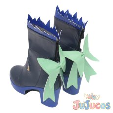 画像4: VTuber　白銀ノエル　ブライト衣装　コスプレ靴　バーチャルYouTuber　コスプレブーツ　JUJUcosplay (4)