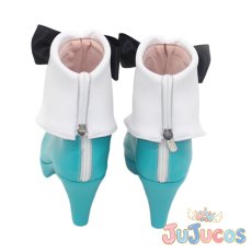 画像4: 初音ミク　BiCute Bunnies　白バニー姿　コスプレ靴　VOCALOID　コスプレブーツ　JUJUcosplay (4)