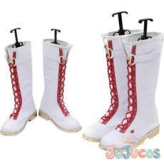 画像1: ハルカ　コスプレ靴　アークナイツ　コスプレブーツ　JUJUcosplay (1)