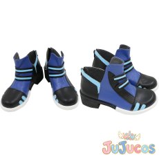 画像1: アズリウス　Blue Poison　コスプレ靴　アークナイツ　コスプレブーツ　JUJUcosplay (1)