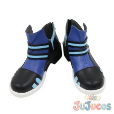 画像2: アズリウス　Blue Poison　コスプレ靴　アークナイツ　コスプレブーツ　JUJUcosplay (2)