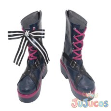 画像2: VTuber　常闇トワ　6th fes. Color Rise Harmony　コスプレ靴　バーチャルYouTuber　コスプレブーツ　JUJUcosplay (2)