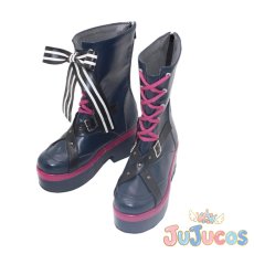 画像4: VTuber　常闇トワ　6th fes. Color Rise Harmony　コスプレ靴　バーチャルYouTuber　コスプレブーツ　JUJUcosplay (4)