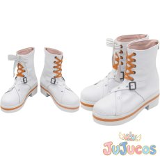 画像1: Vtuber　桃鈴ねね　6th fes. Color Rise Harmony　コスプレ靴　バーチャルYouTuber　コスプレブーツ　JUJUcosplay (1)