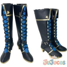 画像1: VTuber　甲斐田晴　マジシャン衣装　コスプレ靴　バーチャルYouTuber　コスプレブーツ　JUJUcosplay (1)