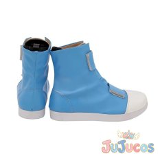 画像4: ブルマ　一話私服(ワンピース)　コスプレ靴　ドラゴンボール　コスプレブーツ　JUJUcosplay (4)