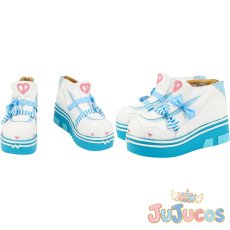 画像1: VTuber　夏色まつり　サブカルジャージ衣装　コスプレ靴　バーチャルYouTuber　コスプレブーツ　JUJUcosplay (1)