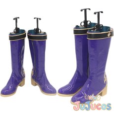 画像1: 北上麗花　ワルプルギス・ナイト　コスプレ靴　アイドルマスター ミリオンライブ！　コスプレブーツ　JUJUcosplay (1)