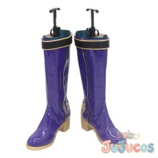 画像2: 北上麗花　ワルプルギス・ナイト　コスプレ靴　アイドルマスター ミリオンライブ！　コスプレブーツ　JUJUcosplay (2)