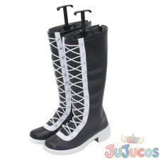 画像3: 桃宮唾切　コスプレ靴　桃源暗鬼　コスプレブーツ　JUJUcosplay (3)