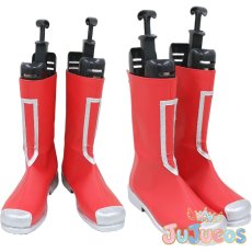 画像1: LoL　エズリアル(Ezreal)　コスプレ靴　リーグ・オブ・レジェンド　コスプレブーツ　JUJUcosplay (1)