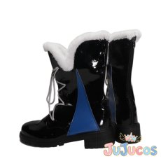 画像4: 玖夜　雪の夜のぬくもり　コスプレ靴　NU: カーニバル　コスプレブーツ　JUJUcosplay (4)