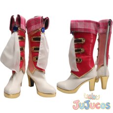 画像1: 虹野ゆめ　コスプレ靴　アイカツオンパレード！　コスプレブーツ　JUJUcosplay (1)
