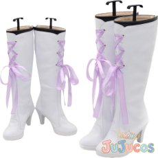 画像1: 朝比奈まふゆ　5th Anniversary 感謝祭　コスプレ靴　プロジェクトセカイ カラフルステージ！ feat. 初音ミク　コスプレブーツ　JUJUcosplay (1)