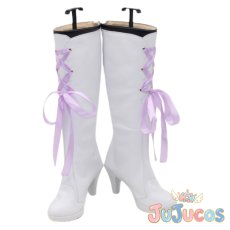 画像2: 朝比奈まふゆ　5th Anniversary 感謝祭　コスプレ靴　プロジェクトセカイ カラフルステージ！ feat. 初音ミク　コスプレブーツ　JUJUcosplay (2)