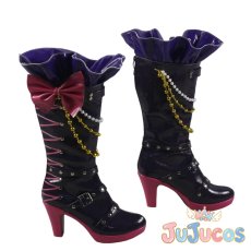 画像4: 桜庭ローラ　ロックマイハートコーデ　コスプレ靴　アイカツスターズ!　コスプレブーツ　JUJUcosplay (4)