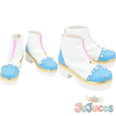 画像1: 星宮いちご　ドリームチアガール　コスプレ靴　アイカツ!　コスプレブーツ　JUJUcosplay (1)