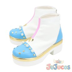 画像4: 星宮いちご　ドリームチアガール　コスプレ靴　アイカツ!　コスプレブーツ　JUJUcosplay (4)